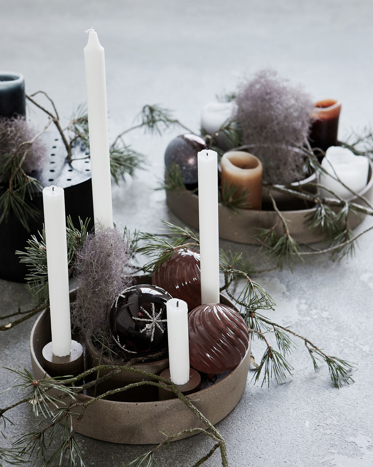 House Doctor Daca candlestick brown