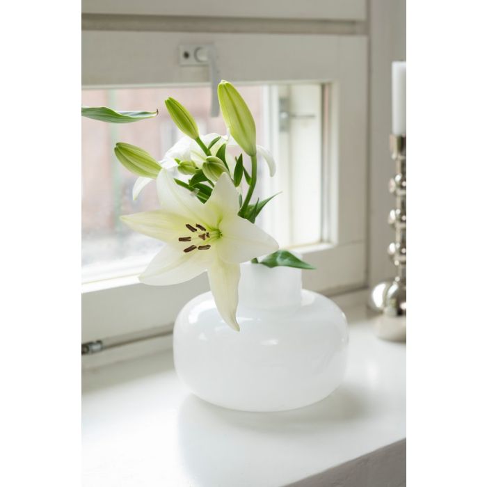 Fanni K Ilma vase, white