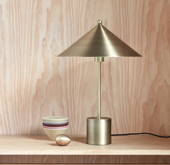 OYOY Living Design Kasa table lamp, brass