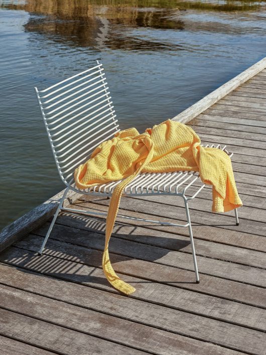 Hübsch String lounge chair light gray