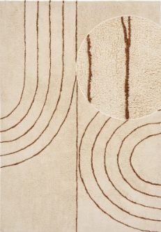 House Nordic matto beige, 200x300cm