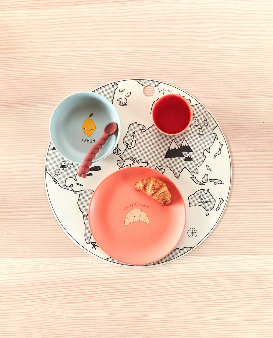 OYOY Living Design Mini, World dinner plate, custom product