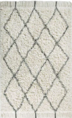 Lorena Canals Berber soul wool rug 140x200cm, custom product