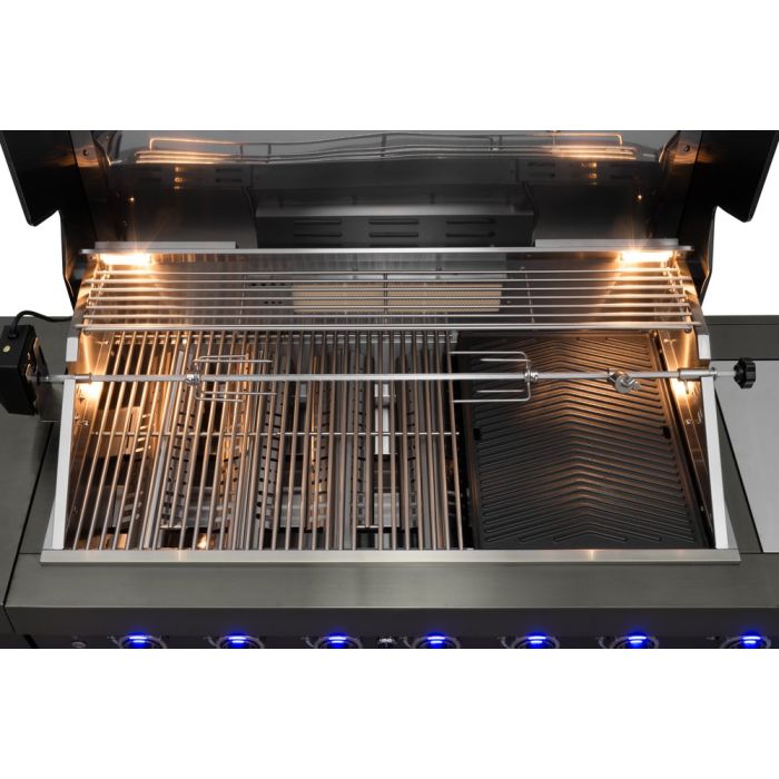 Mustang Gas Grill Black Diamond 6+2 summer kitchen with refrigerator, custom product