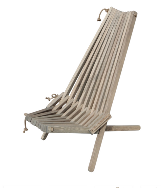 Ecofurn eco chair ash, gray, oiled, custom product