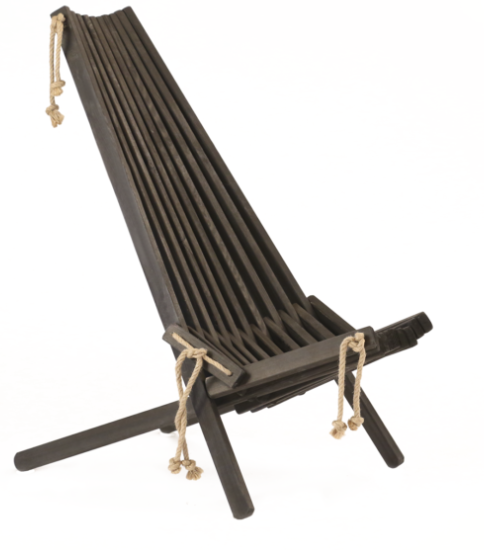 Ecofurn eco chair pine, black, custom product