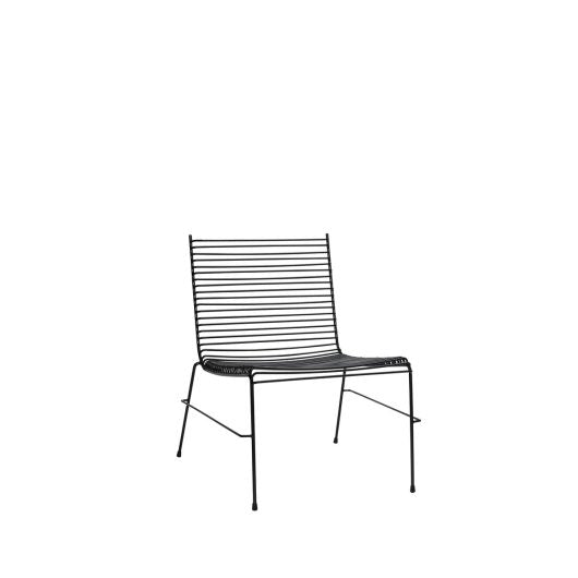 Hübsch String lounge chair black