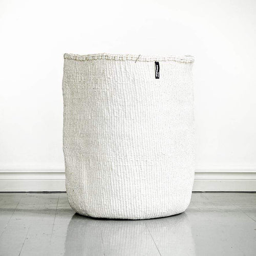 Mifuko Kiondo Basket XL, white