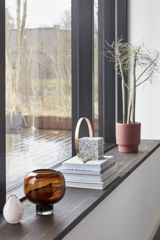 Hübsch vase, glass