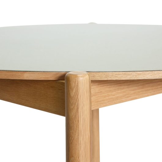Hübsch pöytä Oblique, halk 115cm, harmaa