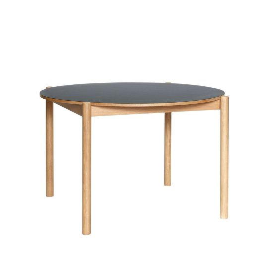 Hübsch pöytä Oblique, halk 115cm, musta