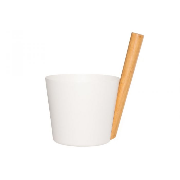 Relaxed Sauna Bucket, White