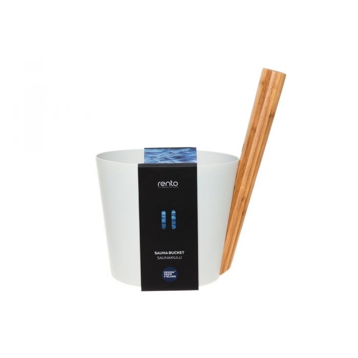 Relaxed Sauna Bucket, White