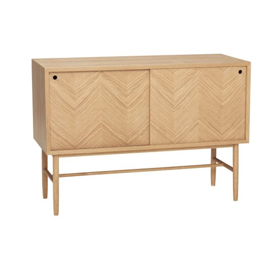 Hübsch sideboard, herringbone pattern