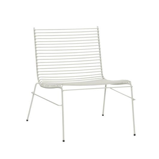 Hübsch String lounge chair light gray